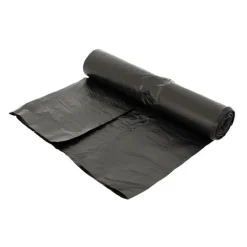 Afvalzak LDPE 65/25x140cm T70 Zwart (10 rol à 10 stuks)