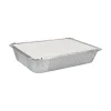 Aluminium bak + deksel 21 x 15 x 4 cm (25 stuks)