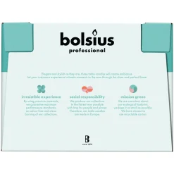 Bolsius Professional Torpedokaarsen Ivoor 240/22 mm 9h (136 stuks)