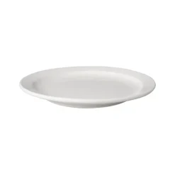 Bord Wit Plat 21 cm Smalle Rand Budgetline (6 stuks)