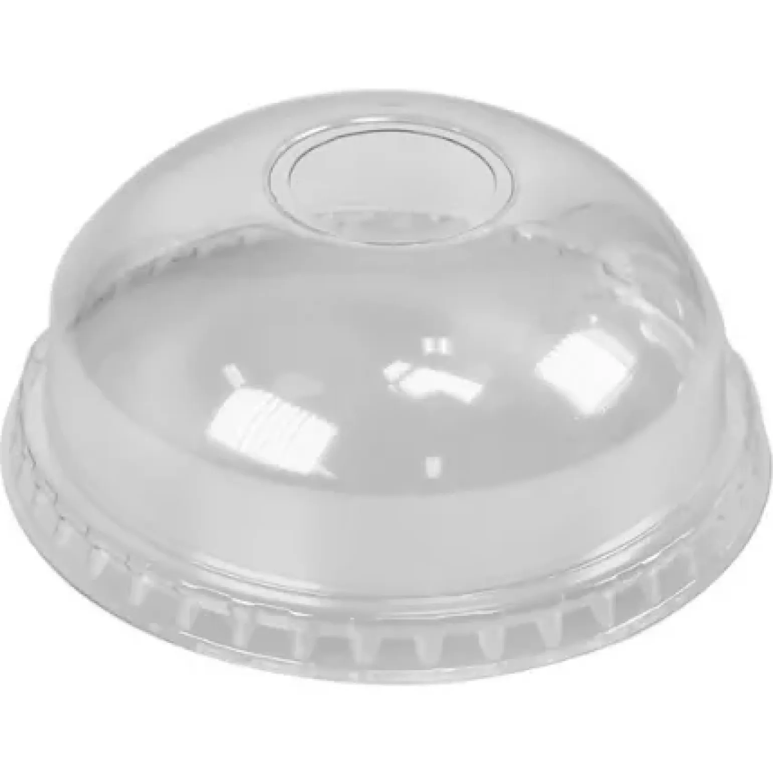 Deksel Apet Dome Met Gat Helder (50x 95mm)