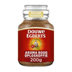 Douwe Egberts Moccona Oploskoffie Aroma Rood (6x200gr)