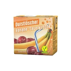 Durstloscher banane sauerkirsche (12x 50cl)