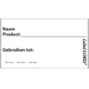 Etiket labellord magazijn (250 stuks)