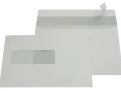 Gallery enveloppen ft 156 x 220 mm, venster links (500 stuks)