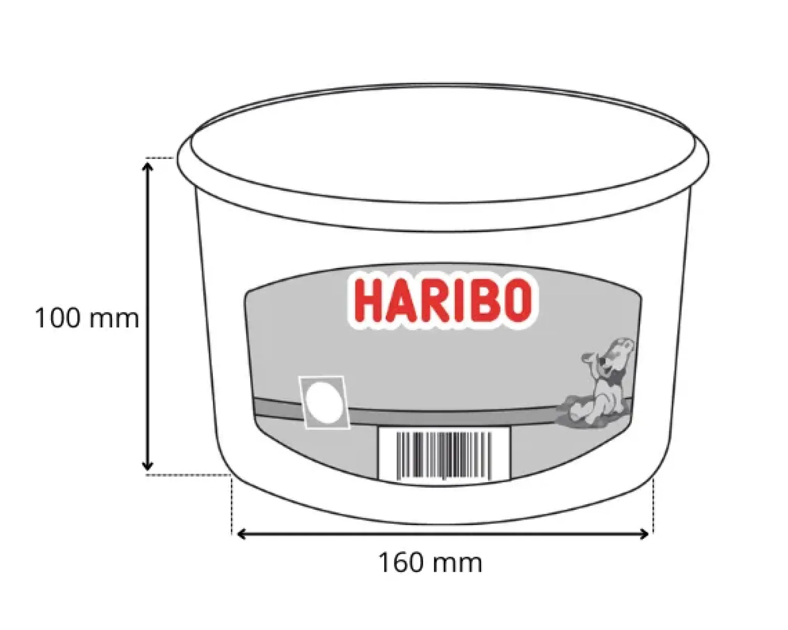 Haribo Super-Cola Gesuikerd (150 stuks)