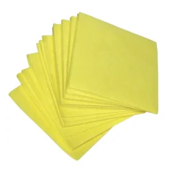 Huishouddoekjes geel 38×40 cm (10 stuks)