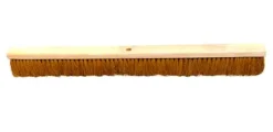 Kamerbezem kokos plat hout (100cm)