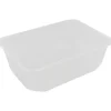Kilobak 1000ml. PP wit 186x133x63mm (50 stuks)