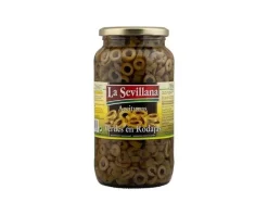 La Sevillana Groene Olijven Gesneden (935ml)