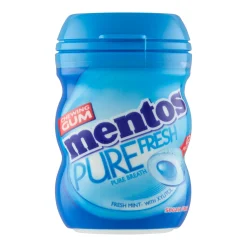 Mentos Kauwgom Pure Fresh mint Bottle (8x 50 stuks)