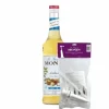 Monin Siroop Hazelnoot Suikervrij (70 cl) + Monin Siroop Pompje (10Ml)