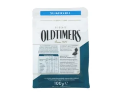 Oldtimers Zoute Puntjes Suikervrij Zakje (12x100gr)