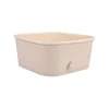 Saladebak bamboepapier vierkant (25x 1.25ltr)