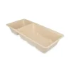 Snackbakje A22 Bagasse PFAS-vrij (A9+saus) (500 stuks)