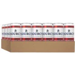 Sourcy Rood Mineraalwater Sprankelend (24x33cl)