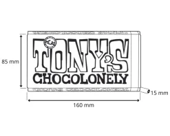 Tony’s Chocolonely Reep Puur Romige Hazelnoot Crunch (15x180gr)