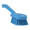 Vikan afwasborstel blauw korte steel