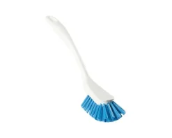 Vikan Afwasborstel Design Medium wit/blauw