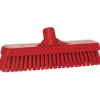 Vikan vloerschrobber hard rood 30cm